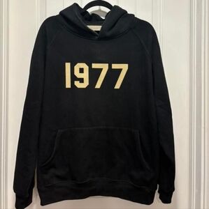 Essentials Fear Of God 1977 Black Hoodie